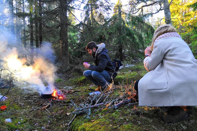 2-Day Small-Group Stockholm Hiking Tours - Dinner over the fire, plus a very local cup of tea