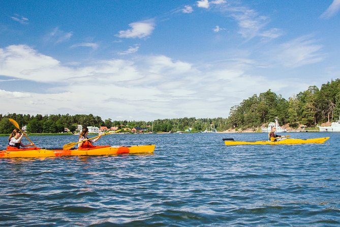 3-day kayaking adventure around Vaxholm in Stockholm Archipelago - self guided - Collecting a kayak and camping kit