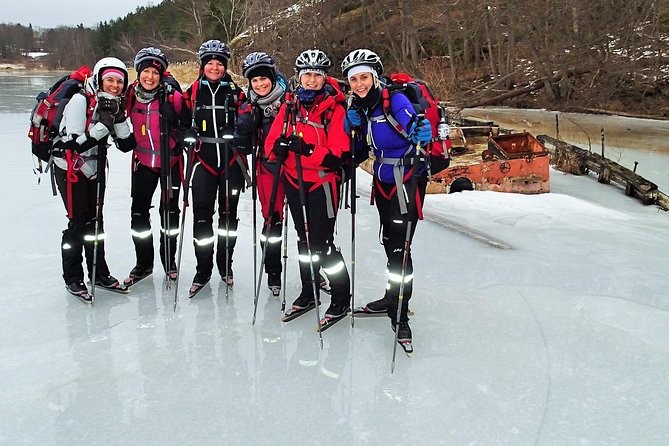 A Day on the Ice in Stockholm - The equipment included for a demanding day