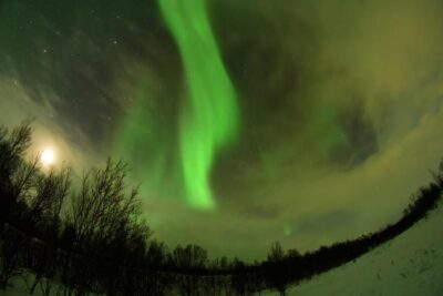 Aurora Chasing with Snowmobiles