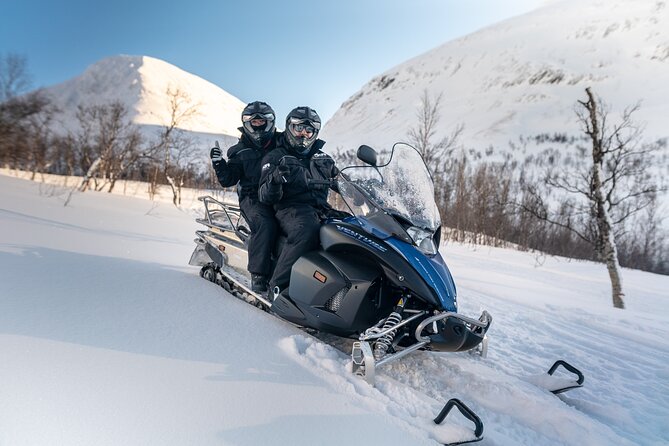 Adventure Snowmobile Safari - From Tromsø to the quiet Tamokdalen valley
