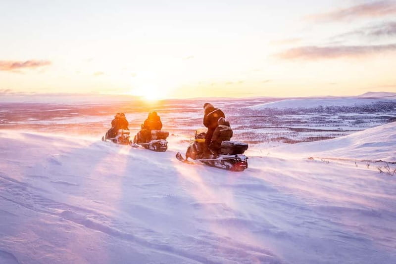 Arctic Dream - Snowmobile Safari to Lapland Viewpoint - Riding the smooth Arctic trails