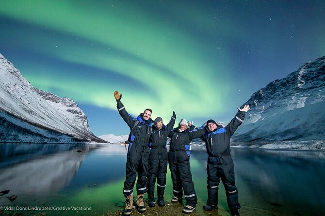 Aurora Adventure Tour with Creative Vacations - Winter suits, boots, and food in the cold