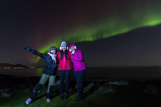 Aurora Capture with Photographer - Chasing the Aurora from Svolvaer at 8:30 pm