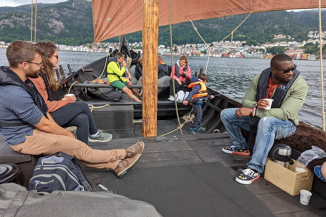 Bergen Fjord Experience Aboard Viking-style Ship - Meeting the ship at Dreggekaien