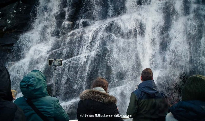 Bergen: Mostraumen Fjord & Waterfall Cruise - Reaching the Mostraumen strait