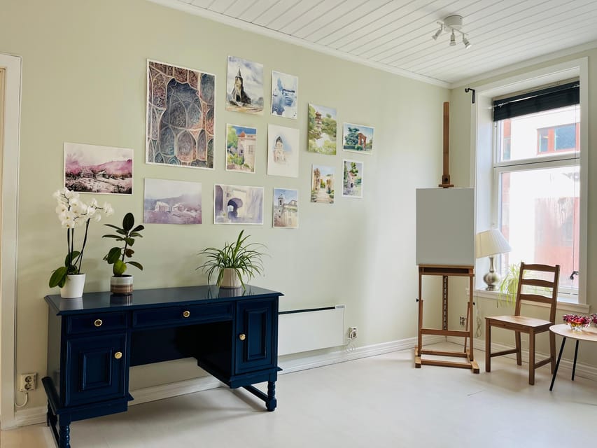 Bergen: paint Norwegian landscape with watercolor - How to fit it into a Bergen itinerary