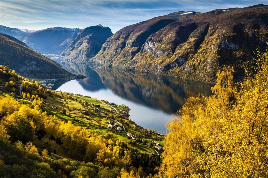 Bergen: Private Day Tour, Nærøyfjord Cruise and Flåm Railway - Njardarheimr gives the route some cultural balance