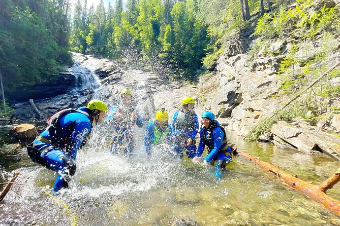 Canyoning Adventure in Hidden Mountain Rapids near Geilo - Choosing your highest safe jumps