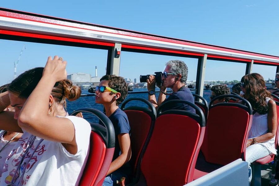 Copenhagen: City Sightseeing Hop-On Hop-Off Bus Tour - See the harbor and Christiania on the Colourful route