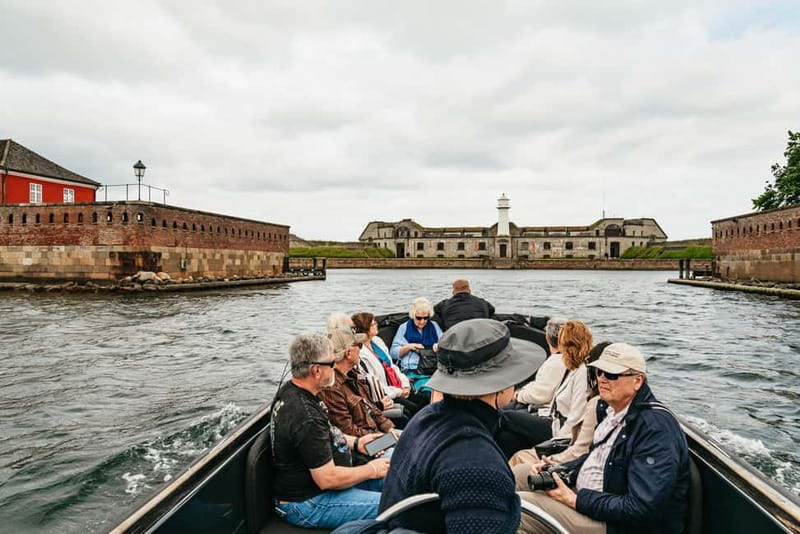 Copenhagen: Old Canals and Hidden Gems Social Boat Tour - Trekroner Island and the old fortress