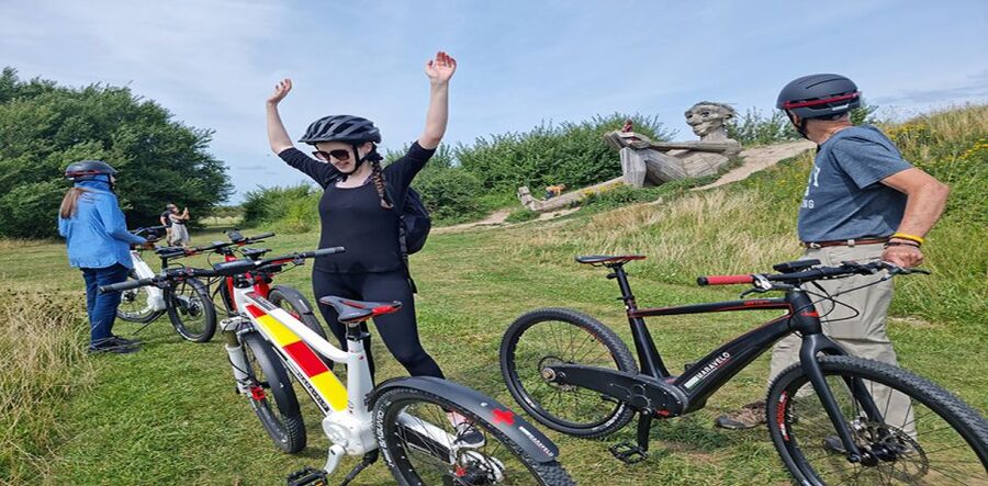 Copenhagen: Private Forgotten Giants E-Bike Treasure Hunt - Høje-Taastrup: the longest riding section