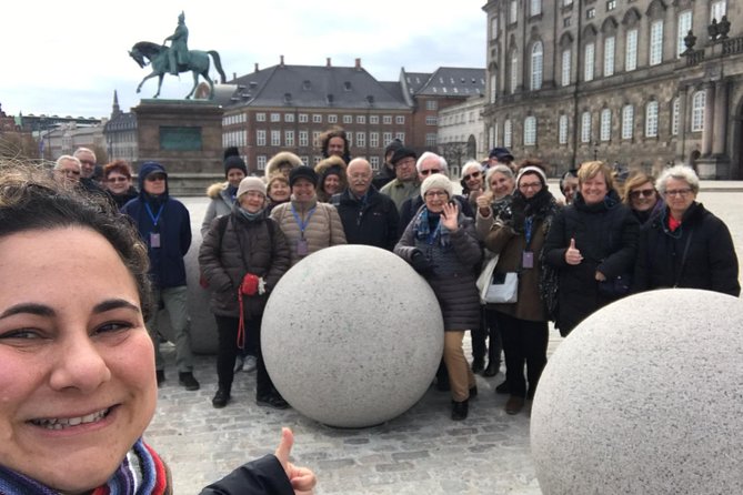 Copenhagen Walking Tour with Food Testing (smorrebrod dish & snap) - The Gefion Fountain and a pause by the water