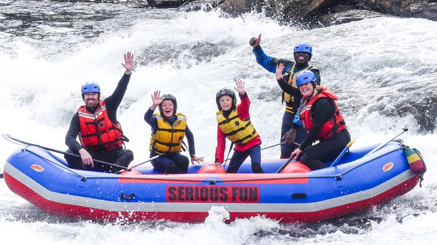 Dagali/Geilo: Family-Friendly Whitewater Rafting - level 1 - Getting comfortable in the raft before the rapids