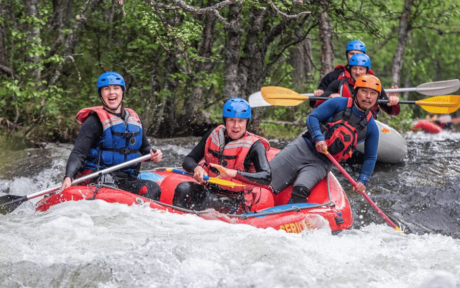 Dagali/Geilo: White Water Rafting Adventure - level 2 - Meeting the team at Serious FUN in Dagali