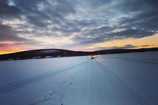Day tour with snowmobile in Kiruna 10:30 am - From Kiruna to the Jukkasjärvi forest