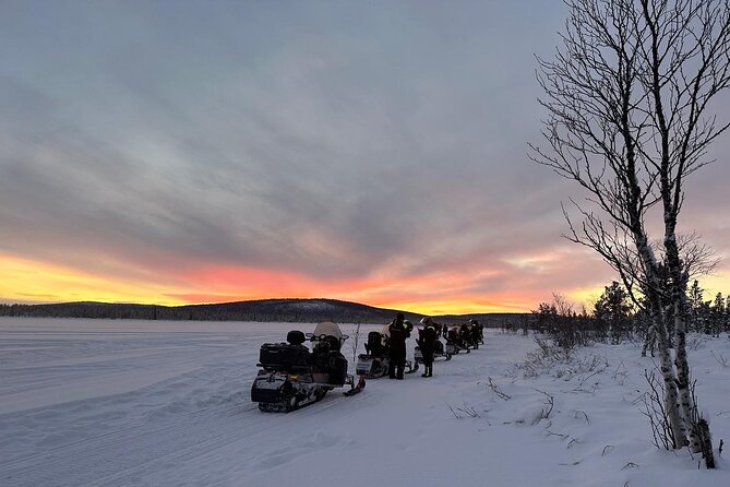 Day tour with snowmobile in Kiruna 10:30 am - Getting ready for your snowmobile ride