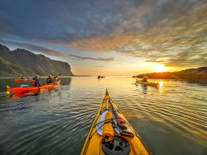 Eggum: Lofoten Islands Midnight Sun Kayak Tour - Setting off from Eggum’s little fishing harbor