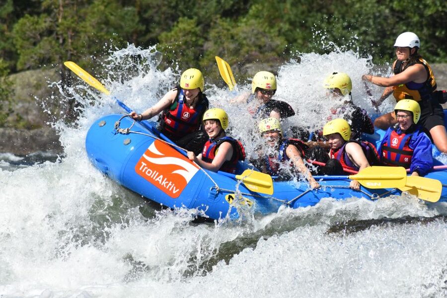 Evje: White Water Rafting Trip on Norway's Warmest Rivers - From calm water to quick-moving rapids