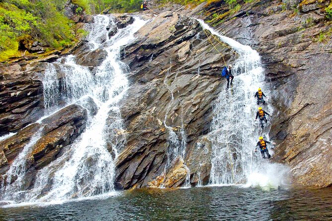 Extreme Canyoning With Waterfall Rappelling near Geilo in Norway - What the Small Group Changes