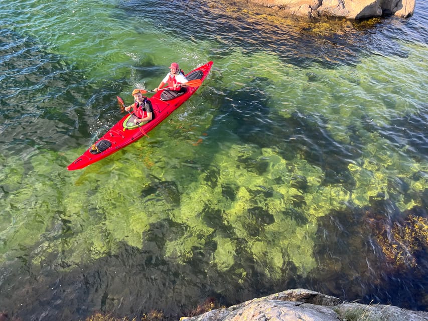 Færvik: Raet National Park Sea Kayaking Trip - Sandy Gjessholmen and the longer return paddle