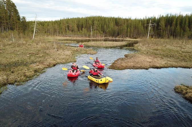 Family Packraft tour in Sälen - Family fun with a real element of work