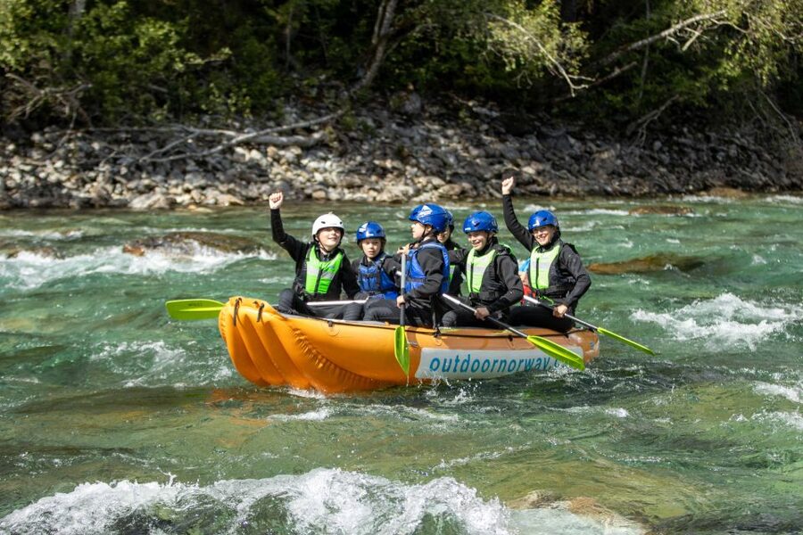 Family Rafting - Voss - What the 1.5-hour river run feels like