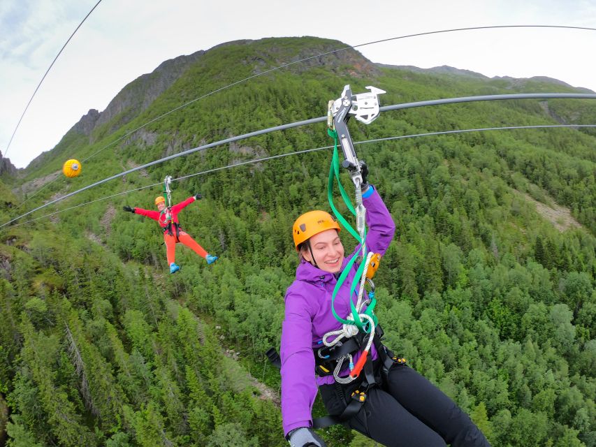 Feel the adrenaline in Mosjøen Zipline - Starting at Ytterøra 23 in Mosjøen