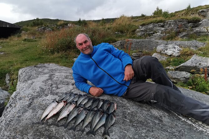 Fishing from shore - Warm food, drinks, and a grill-cabin option