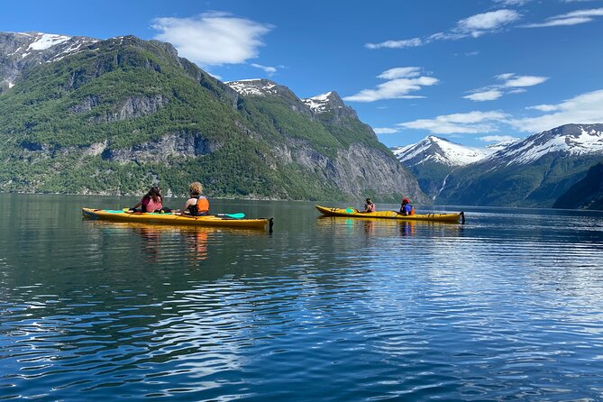 Fjord paddle in Hellesylt - Half Day Kayaking Tour - What the $140.43 price means