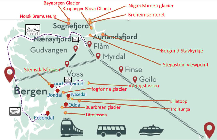 Flåm Flexible Tour with Stegastein, cruise and train include - Who should book this private Flåm day