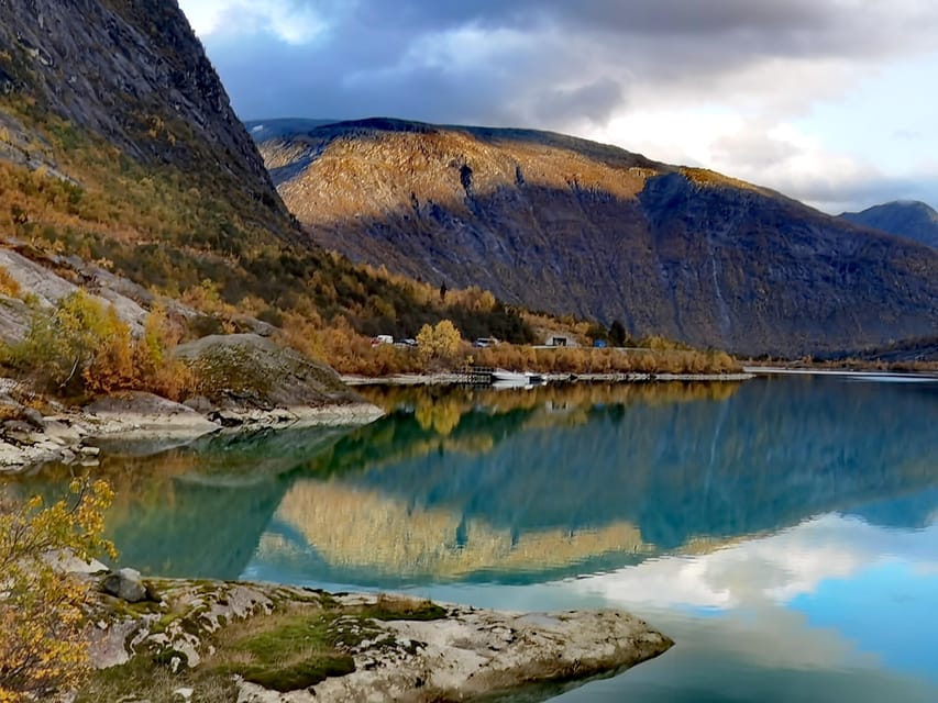 Flåm Flexible Tour with Stegastein, cruise and train include - Stalheim gives you a short walk between waterfalls