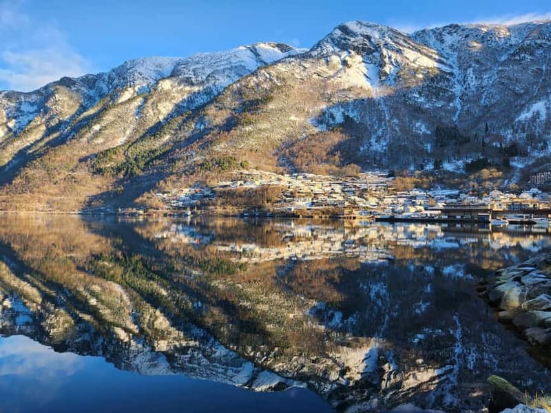 Flexible tour to Hardangerfjord vøringsfossen cruise include - Crossing Hardanger Bridge toward Vøringsfossen