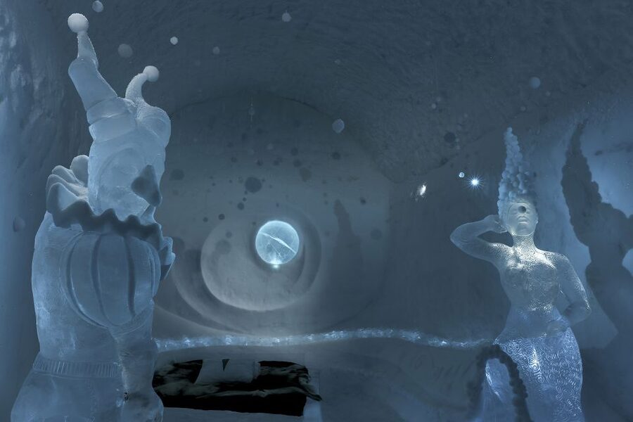 From Abisko: Explore the Icehotel - Art Suites and Ice Rooms