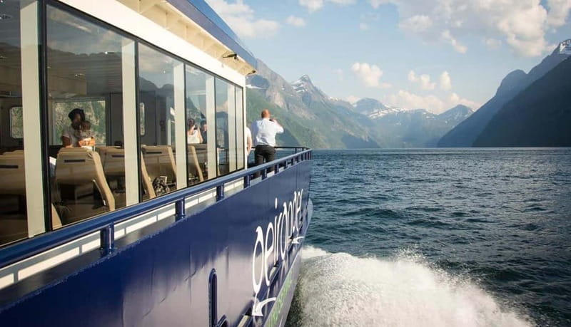 From Ålesund: Round Trip Fjord Cruise to Geirangerfjord - Starting at Skansekaia in central Ålesund