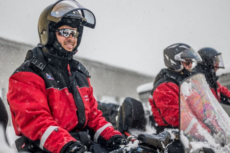 From Alta: Daytime Snowmobile Adventure - The Arctic setting is the real attraction