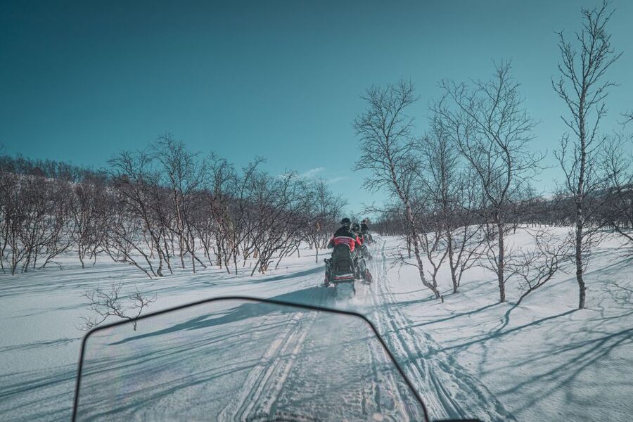 From Alta: Daytime Snowmobile Adventure - How the four hours feel