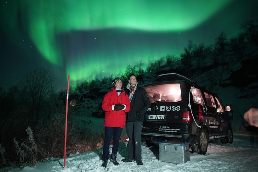 From Alta: Nighttime Northern Lights Spotting Tour - Warm clothing, tripod, coffee, and snacks