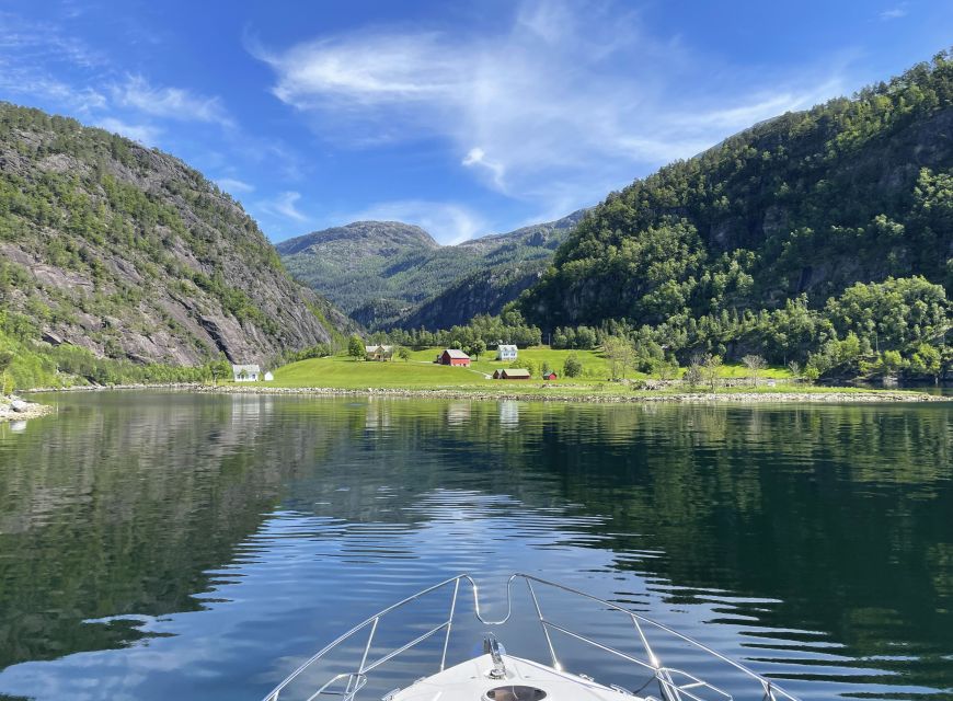 From Bergen: Modalen Private Fjord Cruise with Waterfalls - How long the day really takes