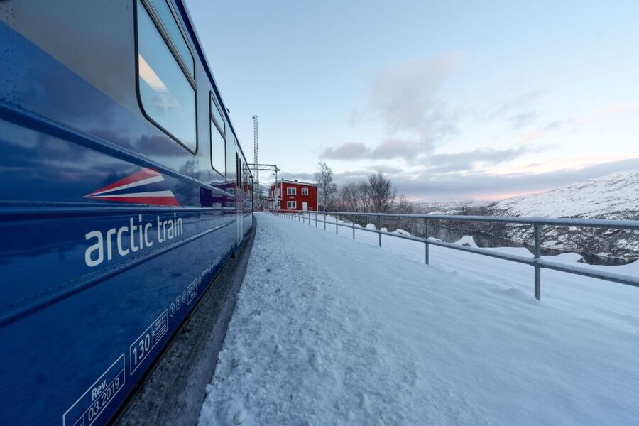 From Narvik: Roundtrip Arctic Train Ride on Ofoten Railway - Narvik station and the walk from the port