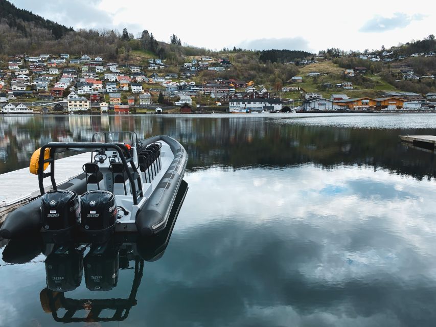 From Norheimsund: Hardangerfjord & Fyksesund RIB Fjord Tour - Entering Fyksesund, where the fjord closes in