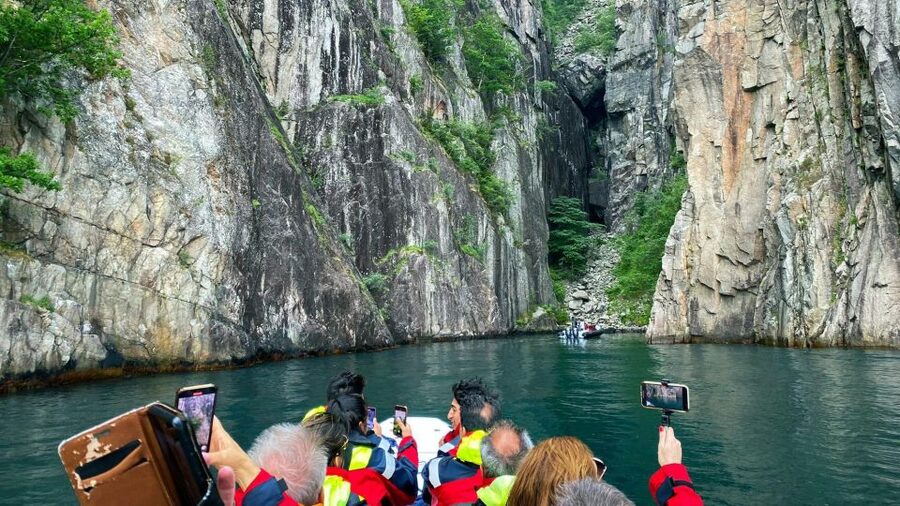 From Stavanger: Lysefjord Sightseeing RIB Boat Tour - Hengjanefossen, also called Whisky Falls
