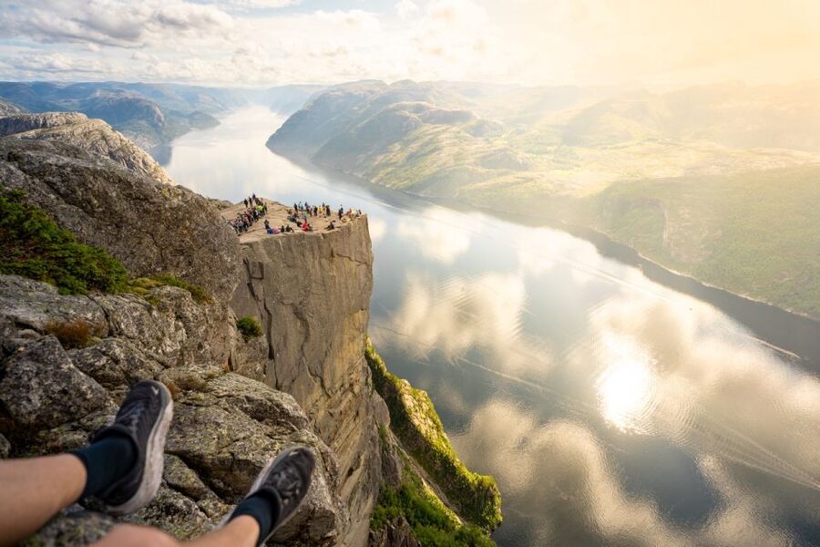 From Stavanger: Pulpit Rock Guided Hike with Pickup - From Stavanger through the Ryfast Tunnel