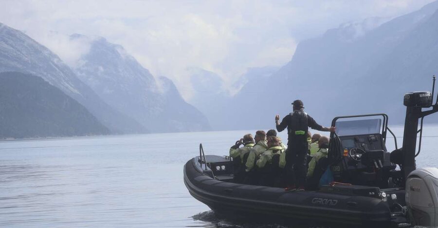 From Stavanger: RIB Tour to Lysefjord - The first 30 minutes: speed across the water