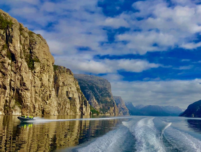 From Stavanger: RIB Tour to Lysefjord - The skipper shapes the whole experience