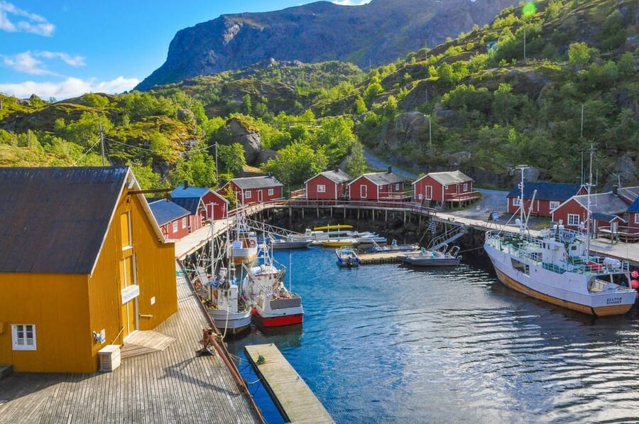 From Svolvær: Reine & Å Lofoten West Island Full Day Tour - Sakrisøya’s yellow cabins and working fishing culture
