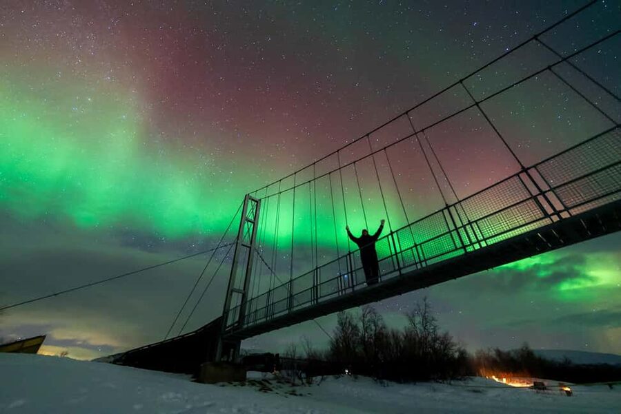 From Tromsø: Aurora Minibus Chase with Portrait and Hot Meal - Reading the sky on the road from Tromsø