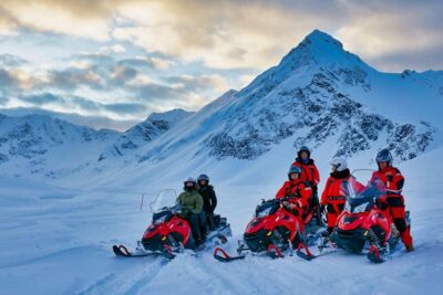 Lyngen Alps Guided Snowmobile Tour