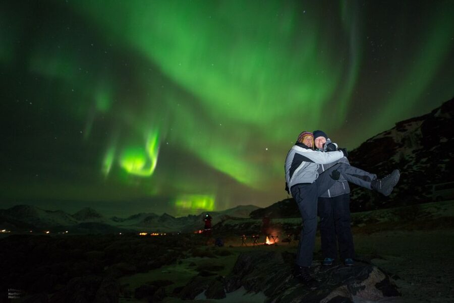 From Tromsø: Northern Lights Tour - My call: book it for the chase, not a guarantee