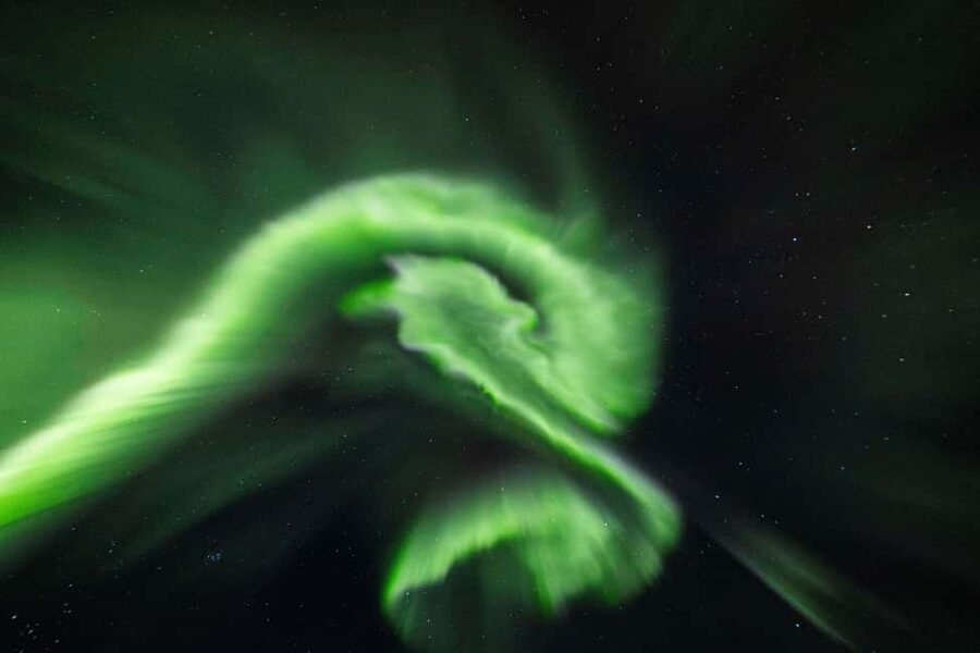 From Tromsø: Northern Lights Visit at Camp Tamok - Walking around Camp Tamok after dark
